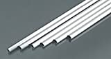 K & S 9311 Round Aluminum Tube, 1/4" OD x 0.035" Wall x 36" Long, 6 Pieces, Made in The USA