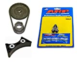 Timing Chain Set with Cam Sprocket, ARP Cam Bolts, Crank Gear, Timing Chain and Dampner compatible with GM LS 4.8L 5.3L & 6.0L. With 3-Bolt Camshaft 4 Sensors Gear