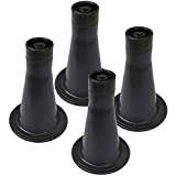 CAFORO Bed Frame Feet That Replace Your Wheels. Replacement Feet Allow Your Bed to Be Stationary Without Damaging Your Floor (Set of 4)
