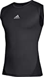 adidas Training Alphaskin Sport Sleeveless Tee (XX-Large, Black)