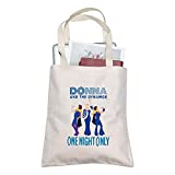 TOBGBE Mamma Mia Cosmetic Bag Donna and The Dynamos Gift Mamma Mia Music Gift Mamma Mia Here We Go Again Gift Girl Power Gift (Mamma Mia tote)