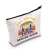 LEVLO Mamma Mia Musical Comedy Cosmetic Make Up Bag Mamma Mia Fans Inspired Gift You Are The Dancing Queen Makeup Zipper Pouch Bag For Women Girls (Dancing Queen)