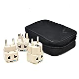 OREI European Plug Adapter Set Works in Albania, Austria, Belgium, Denmark, Finland, Greece, Hungary, Iceland, Netherlands, Norway, Poland, Portugal, Romania, Spain, Sweden, Turkey