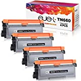 ejet Compatible TN660 Toner Cartridge Replacement for Brother TN-660 TN630 for HL-L2340DW HL-L2300D HL-L2380DW MFC-L2700DW L2740DW DCP-L2540DW L2520DW HL-L2320D MFC-L2720DW L2740DW Printer Tray,4Black