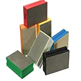 Sanding Blocks Polishing Grinding Block Diamond Polishing Hand Pads Block For Granite Marble Glass Grinding 60 Grit, 1 Pcs
