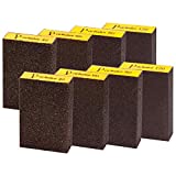 Sanding Sponge,Coarse & Fine Sanding Blocks in 40/60/80/120 Grit for Brush Pots, Polishing Wood and Metal,Washable and Reusable(8 Pcs