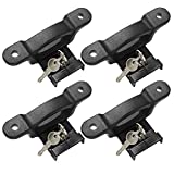 HUMUTA 4 Pack Boxlink Bed Tie Down Anchors Cleats for Ford 2015-2020 F150 F250 F350, Replaces for Ford FL3Z-99000A64-B Bed Cleats Box Link Kit