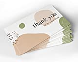 Pack of 200, 2" x 3.5", Thank You For Your Purchase Business Cards, Elegant and Professional Design, Recommended for Online Retailers, Small Business Owners and Local Stores