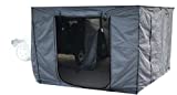 DANCHEL OUTDOOR 270 Sector Car Side Awning Overland for Truck Sun Shelter Camping (Gray, Rad. 8.2ft Side Wall only)