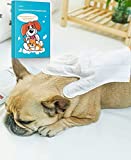 DALLYOUGU Single Use Waterless Pet Wipes Hypoallergenic for Bathing Paws and Butt,NO-Rinse Formula - No Shampoo Or Rinsing Required Cat Wipes,Use Dog Paw Wipes, Ears, Body and Eye