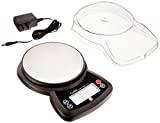 Jennings CJ-4000 Compact Digital Weigh Scale 4000g x 0.5g PCS JScale Black AC Adapter