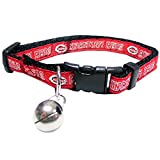 MLB CAT COLLAR. - CINCINNATI REDS CAT COLLAR. - Strong & Adjustable BASEBALL Cat Collars with Metal Jingle Bell