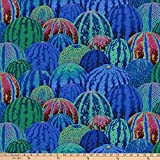 Kaffe Fassett Collective Watermelons Blue, Quilting Fabric by the Yard