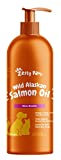 Pure Wild Alaskan Salmon Oil for Dogs & Cats - Supports Joint Function, Immune & Heart Health - Omega 3 Liquid Food Supplement for Pets - Natural EPA + DHA Fatty Acids for Skin & Coat - 16 FL OZ