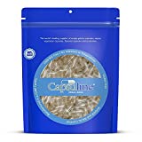 Capsuline Size 00 Empty Gelatin Capsules - 1000 Count - Empty Pill Capsules - DIY Capsule Filling - Fillable Pill Capsules Empty Gel Caps (Clear)