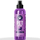 Lavender Oil Dog Deodorizing Spray - Dog Spray for Smelly Dogs and Puppies and Dog Calming Spray with Lavender Essential Oil - Lightly Scented Dog Deodorizer for Smelly Dogs and Dog Essentials