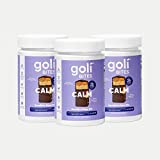 Goli® Calm Ashwagandha Bites - 90 Count - Milk chocolate acai berry flavor, with KSM-66® Ashwagandha - for stress reduction and more - Vegetarian, Gluten-Free & no added preservatives.