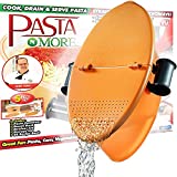 Pasta N More Microwave Cooker with Strainer, All in 1 Microwave Pasta Cooker, Microwave Rice Cooker and Microwave Egg Cooker for Quick Cooking, Nonstick, Dishwasher Safe, 100% Toxin Free As Seen on Tv