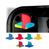 Retro Sticker Underlay - Glossy Vinyl Decal Compatible with PS5 (Multi Color 6 Pack)