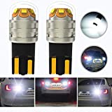 HOCOLO T10 161 175 558 579 285 585 2450 2652 2921 2825 LED 6000K Xenon White Light Bulbs-Backup Reverse Turn Signal Switchback RV SUV MPV Car Tail Brake Lamp Projector Lens(2pcs 194 168 158 921 W5W)