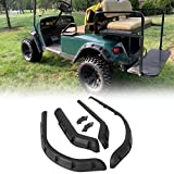 HECASA 4pcs Front and Rear Standard Fender Flares Compatible with 1994-2013 Golf Cart EZGO TXT Model