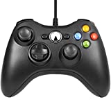 YUDEG Xbox 360 Wired Controller Gamepad Controller for Xbox 360(Black)