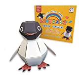 Magnote KAMIKARA Poppin' Penguin by Haruki Nakamura - Japanese Karakuri Circus Origami Paper Craft Kit for Kids and Adults