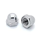 SNUG Fasteners (SNG775) 50 Qty 1/4-20 Stainless Steel Acorn Hex Cap Nuts