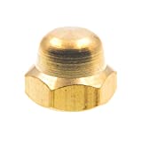 Prime-Line 9077389 Acorn Cap Nuts, 1/4 in.-20, Solid Brass, 10-Pack