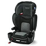 Graco TurboBooster Grow High Back Booster Seat, Featuring RightGuide Seat Belt Trainer, West Point