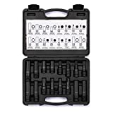 MIXPOWER 16-Piece Locking Lug Nut Master Key Set of Spline Star and Hex Style Keys, Wheel Lock Removal Kit, Thin-Walled and Long Lug Keys to Prevent Damage to Wheels Double-Hex Heads