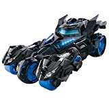 Pull Back Cars Toys, Pull Back Vehicles Motorcycle Launcher Toy Die-cast 3 in 1 Catapult Race Trinity Chariot (Black)