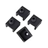 4PCS Comgrow Printer Hotend Silicone Sock Heater Block Silicone Cover for Comgrow Ender 3 Ender 3 Pro Ender 5 CR-10 10S S4 S5