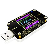 MakerHawk USB Power Meter Tester, Bluetooth USB Tester, Type-C Current and Voltage Monitor, USB Safety Tester, PD Battery Capacity Meter, Digital Color LCD Display Multimeter