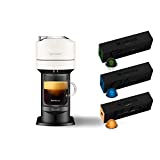 Nespresso Vertuo Next Coffee and Espresso Machine by De'Longhi, White, Compact, One Touch to Brew, Single-Serve Coffee Maker and Espresso Machine