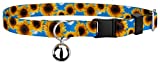 Country Brook Petz - Cat Collar - Floral Collection (Sunflowers)