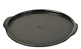 Emile Henry Made In France Flame Pizza Stone, 14.6 x 14.6", Charcoal