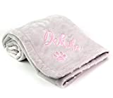 Dog Blanket Personalized New Puppy Pet Gift with Name
