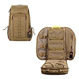 Excellent Elite Spanker Medical Backpack Tactical Knapsack Outdoor Rucksack Camping Survival First Aid Backpack(Coyote Brown)