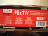 SENCO 06A125PB 6-Gauge 1-1/4 in. Collated Drywall to Wood Screws (4,000-Pack)