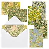 William Morris Stationery Cards and Envelopes Set, All Occasion (5 x 3.5 In, 36 Pack)