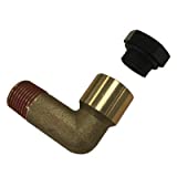 Professional Parts Warehouse Genuine OE Boss Snow Plow Fill Cap & Brass Elbow Kit MSC05078