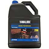 YAMAHA LUB-2STRK-M1-04 Yamalube 2M Marine 2-Stroke Oil NMMA TC-W3 Gallon; LUB2STRKM104 Made