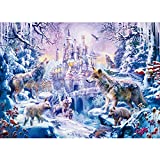 Jigsaw Puzzles 1000 Pieces for Adults and Teens-27.5"×19.6"-Castle of Wolf Puzzle-Premium Quality Puzzle Pieces-High Definition Printing-Vivid Color-Reference Poster-Gift Box-Family Game Toy