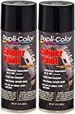 Dupli-Color BCP105 Satin Black Caliper Paint with Ceramic 12 oz. Aerosol (2 Pack)