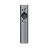 (Discontinued) Logitech Spotlight Presentation Remote - Advanced Digital Highlighting with Bluetooth, Universal Compatibility, 30M Range and Quick Charging – Slate