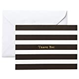 Hallmark Thank You Cards, Striped (40 Blank Thank You Notes with Envelopes for Weddings, Business, Birthdays, Showers, All Occasion)