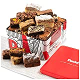 David’s Cookies Assorted Brownies & Crumb Cake Tin – Delicious, Fresh Baked Brownie Snacks – Gourmet Chocolate Fudge Brownies & Crumbcake Slices – Yummy Flavors For Every Special Occasion – 16 Pcs