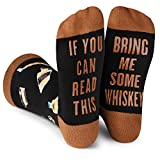 If You Can Read This - Funny Socks Novelty Gift For Men, Women and Teens (Whiskey)