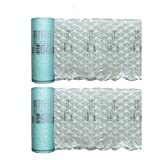 2 Rolls EA2 Air Bubbles Cushion Wrap, 1/2” Air Bubble Roll, 16''W x 1836 Feet Total, Compatible with EA2/EA2S Machine